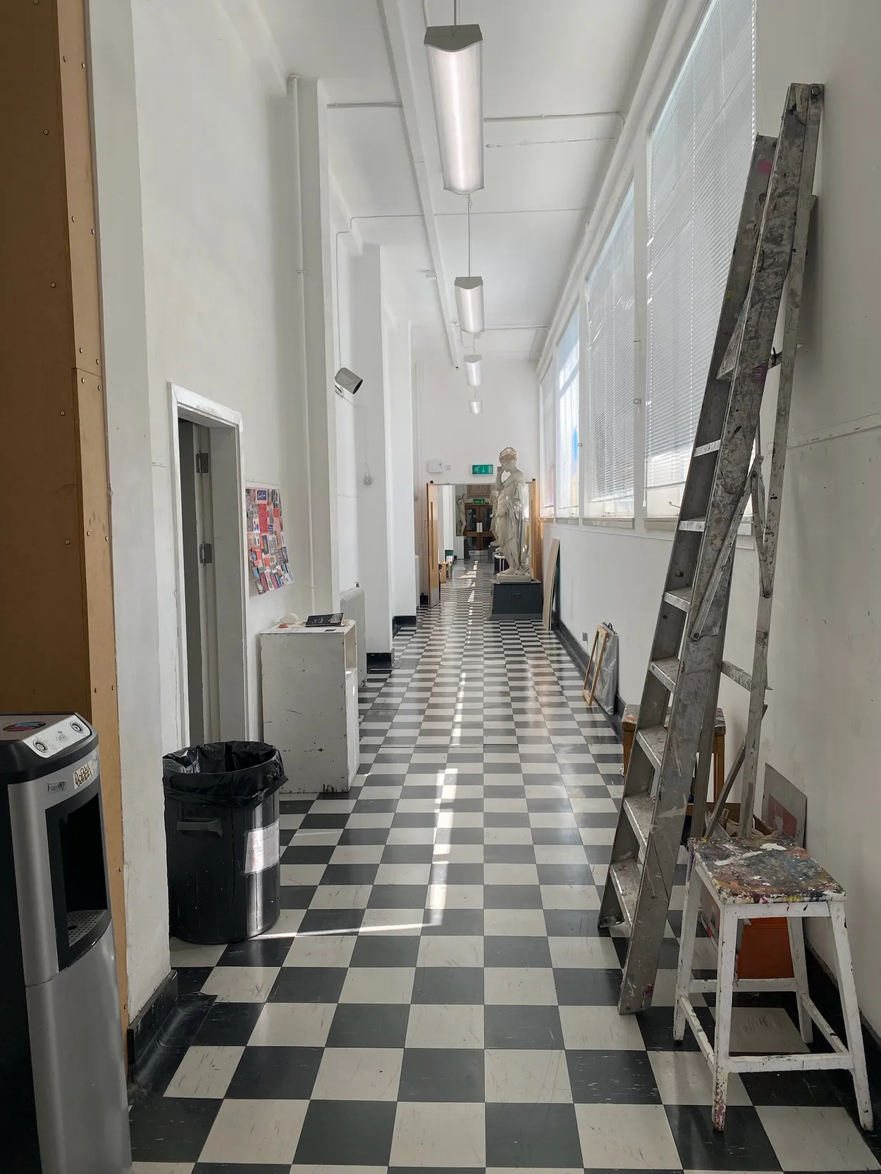 Art college corridor